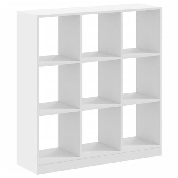 vidaXL B&uuml;cherregal Wei&szlig; 102x32x108 cm Holzwerkstoff