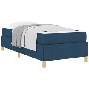 vidaXL Bettrahmen Blau 80 x 200 cm Stoff
