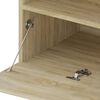 vidaXL TV-Schrank mit LED-Leuchten Sonoma-Eiche 75x35x40 cm