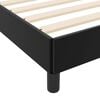 vidaXL Bettrahmen mit Matratze Schwarz 120 x 190 cm Stoff