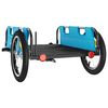 vidaXL Fahrradanh&auml;nger Blau Oxford-Gewebe und Eisen