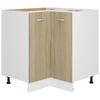 vidaXL Eckunterschrank Lyon Sonoma-Eiche 75,5x75,5x81,5 cm Holzwerkstoff