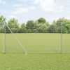 vidaXL Zaunpfosten Silber 25 x 1,6 m (25 x 25 mm Gitter) Stahl