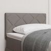 vidaXL Kopfteil Taupe 80 cm Stoff