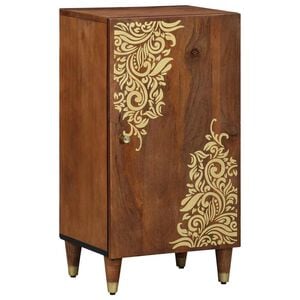 vidaXL Sideboard mit Regal Braun 40 x 33 x 75 cm Massivholz Mango