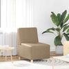 vidaXL Modulares Armfreies Sofa 2 pcs Cappuccino 55 x 74 x 82 cm