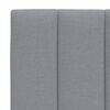 vidaXL Bettgestell ohne Matratze "Hanko" Hellgrau 80x200 cm Stoff