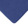 vidaXL Sitzkissen 4 pcs Polizeiblau 40 x 40 x 3 cm Samt
