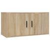 vidaXL 3-tlg. TV-Schrank-Set Sonoma-Eiche Holzwerkstoff