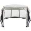 vidaXL Poolzelt mit abnehmbarem &Uuml;berzelt Netzw&auml;nden Grau 670x590cm