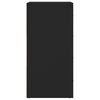 vidaXL Sideboards 3 Stk. Schwarz Holzwerkstoff