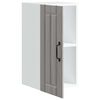 vidaXL K&uuml;chen-H&auml;ngeschrank Lucca Grau Sonoma Holzwerkstoff
