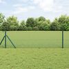 vidaXL Zaunpfosten Gr&uuml;n 10 x 0,8 m (12 x 12 mm Maschendraht)