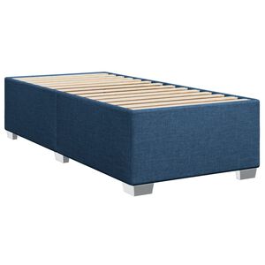 vidaXL Bettgestell ohne Matratze Blau 90x190 cm Stoff