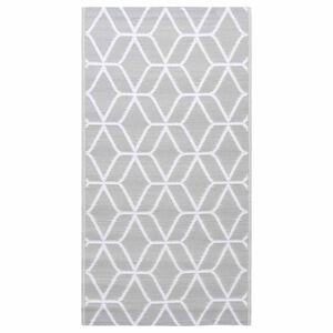 vidaXL Outdoor-Teppich ARAKIL Grau 120x180 cm PP