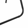 vidaXL Klappstuhl 2 pcs Schwarz 48 x 44 x 78 cm Samt