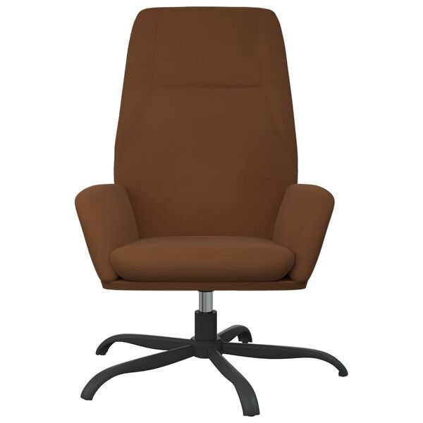 vidaXL Relaxsessel Braun Wildleder-Optik