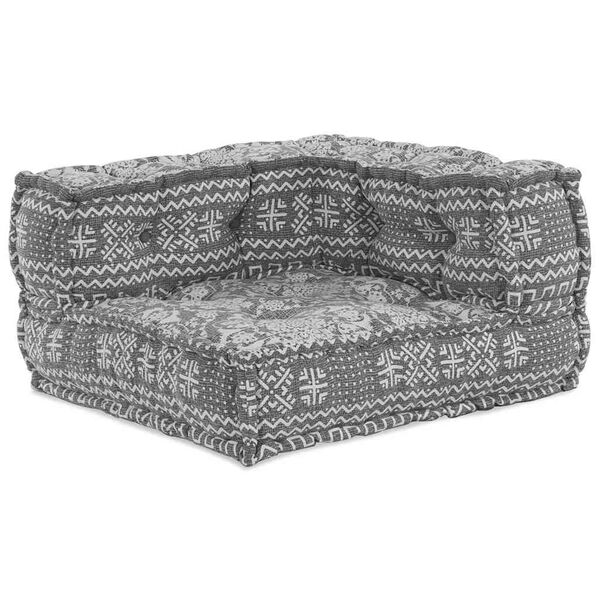 vidaXL Modulares Ecksofa Hellgrau 70 x 70 x 56 cm Stoff