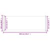 vidaXL Seitenmarkise Ausziehbar 220x600 cm Rot