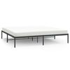vidaXL Bettgestell Metall Schwarz 183x213 cm