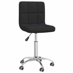 vidaXL B&uuml;rostuhl Drehbar Schwarz Stoff