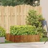vidaXL Pflanzk&uuml;bel Rostig 100x100x30 cm Wetterfester Stahl