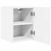 vidaXL H&auml;ngeschrank mit T&uuml;r 2 pcs Wei&szlig; 30 x 31 x 40 cm Holzwerkstoff