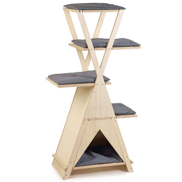 Beeztees Katzen-Kratzm&ouml;bel Mirza 70x40x135 cm Holz
