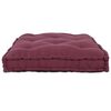 vidaXL Pallet Sofa Kissen Kastanienbraun 120 x 80 x 12 cm Stoff