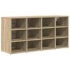 vidaXL Schuhschrank 103 x 30 x 51 cm Holzwerkstoff Sonoma-Eiche