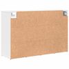 vidaXL Schuhschrank mit Regal Wei&szlig; 103 x 30 x 67 cm Holzwerkstoff