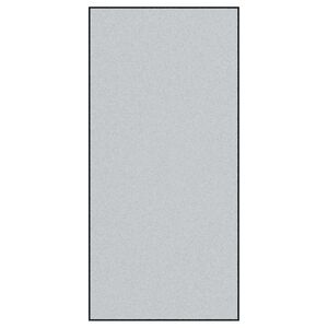 vidaXL Fu&szlig;matte Grau und Schwarz 120 x 250 cm 100% Polyamid