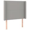 vidaXL Boxspringbett mit Matratze Hellgrau 90x190 cm Stoff