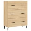 vidaXL Highboard Sonoma-Eiche 69,5x34x180 cm Holzwerkstoff