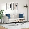 vidaXL Sofakissen 2 pcs Blau 45 x 45 cm Stoff