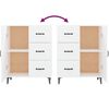 vidaXL Sideboard Wei&szlig; 69,5x34x90 cm Holzwerkstoff