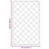 vidaXL Sommerdecke Creme 135 x 220 cm Mikrofaser und Teddy-Fleece