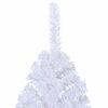 vidaXL K&uuml;nstlicher Weihnachtsbaum Wei&szlig; 240 cm PVC und Stahl