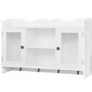 vidaXL H&auml;ngeschrank MDF Wei&szlig;