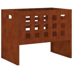 vidaXL Feuerstelle Braun 50 x 30 x 40 cm Stahl