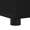 vidaXL Badezimmerschrank mit Schubladen Schwarz 30 x 35 x 80 cm