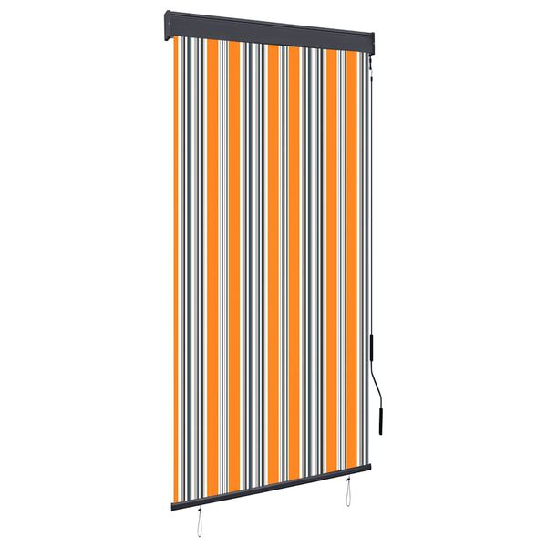 vidaXL Au&szlig;enrollo 80 x 250 cm Gelb und Blau