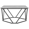 vidaXL Couchtisch Graues Sonoma 80 x 80 x 45 cm