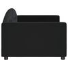 vidaXL Tagesbett Schwarz 90x190 cm Samt