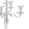 vidaXL Kerzenhalter Silber 29 x 29 x 29 cm Aluminium