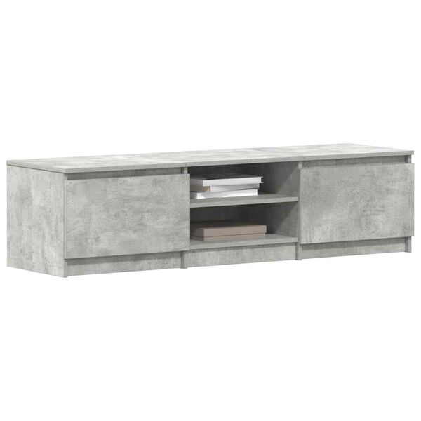 vidaXL TV-Schrank Betongrau 140x40x35,5 cm Holzwerkstoff