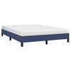 vidaXL Bettgestell ohne Matratze Blau 140x190 cm Stoff
