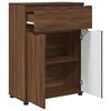 vidaXL Badezimmerschrank Braun Eichen-Optik 72,5 x 36,5 x 100 cm