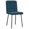 vidaXL Esszimmerst&uuml;hle 2 Stk. Blau Samt