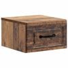 vidaXL Wandmontierter Nachttisch Altholz 34,5 x 33 x 20 cm